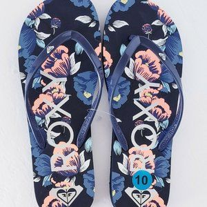 ROXY Women Hawaiian Beach Flip Flops Sz 10*NEW*